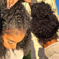4C Kinky Curly Lace Front Wig