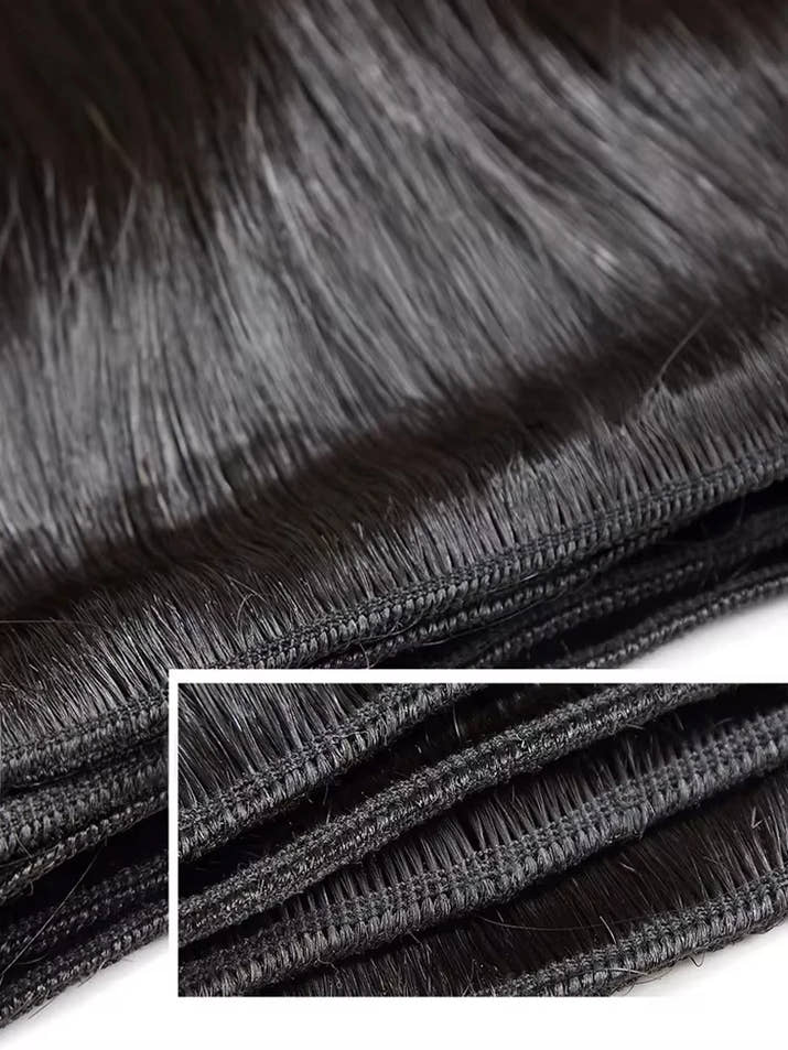 36 40 Inch Straight Human Hair Bundles 100% Human Hair Raw Virgin Unprocessed Hair Extensions Weave 3 4 Bundle Deals For Women