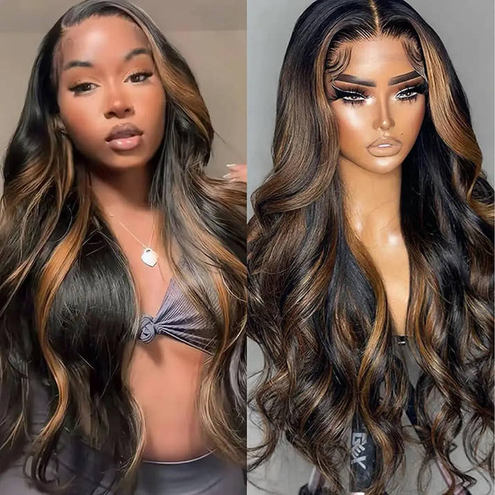 Ombre Lace Front Wig Highlight