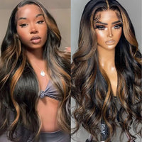 Ombre Lace Front Wig Highlight