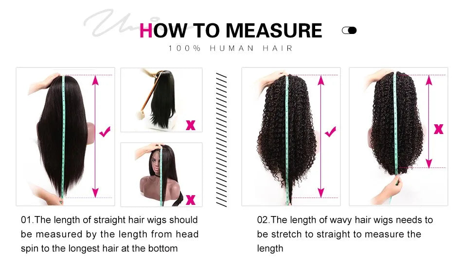 UNice 13x4 HD Real Scalp™ Wig Pull And Go Drawstring Loose Wave Human Hair Wig With Face Framing Curtain Bangs