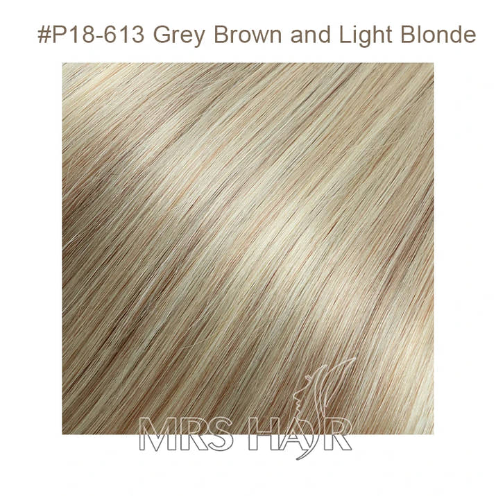 Invisible Hole Flat Pu Tape Human Hair Twin Tabs 25cm Long Tape PU Weft Real Human Hair No Glue Microlink Application 40-50g