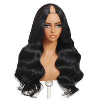 The Flip & Go™ Body Wave V-Part Drawstring Wig – 180% Density