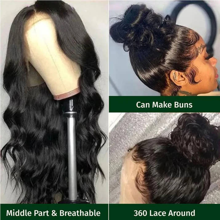 360 Full Lace Front Wig Human Hair Wigs Body Wave 13x6 13x4 HD Lace Front Wig Human Hair Pre Plucked Deep Curly Lace Frontal Wig