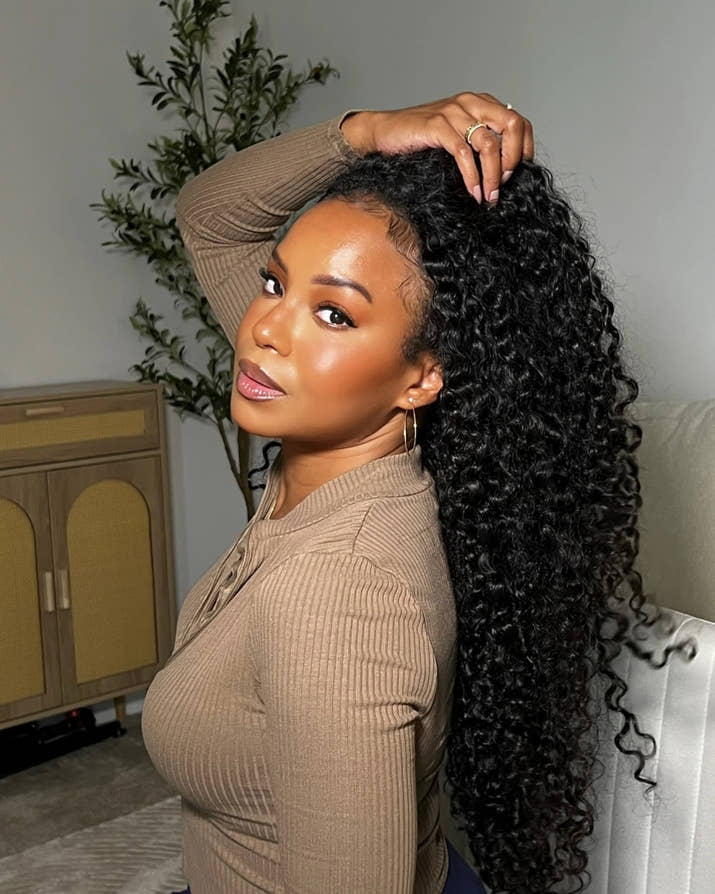 12A Deep Wave Full Head Human Crochet Hair for Black Women Extensions PreSeparated Reusable Loose Wave Feather Crochet Bulk Hair