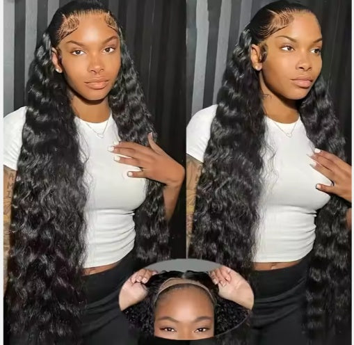 Deep Wave Swiss lace Wig (loose Curl)