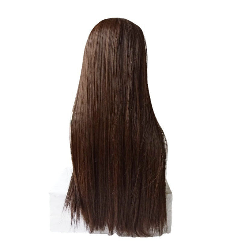 Chocolate HD lace Long Straight H