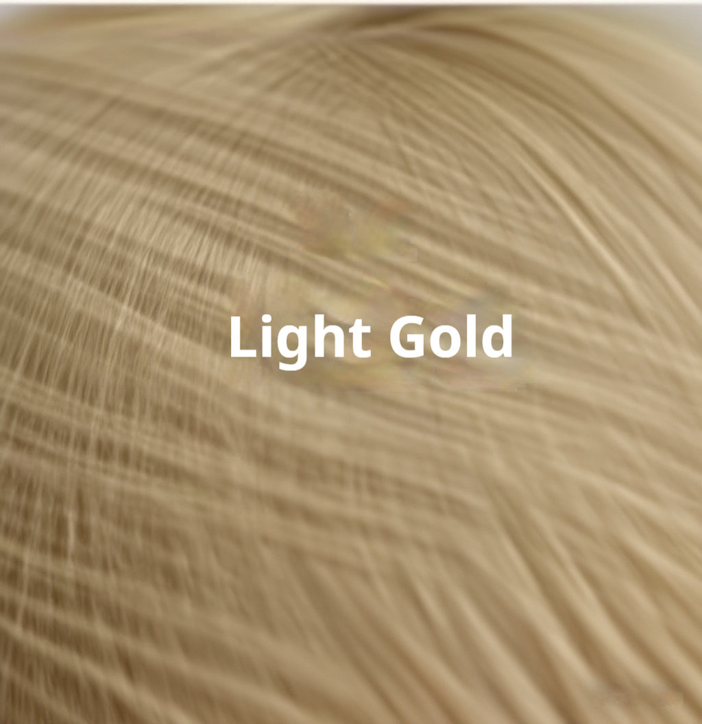 Wine Red Wig Front Lace Small Roll Wound