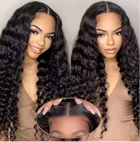 Deep Wave Swiss lace Wig (loose Curl)